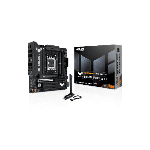 [B850M-PLUS WIFI] PLACA MADRE ASUS AM5 B850M-PLUS WIFI TUF GAMING DDR5 S/R/HDMI/DP/3M2/MATX