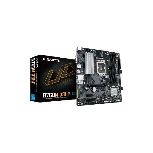 [B760M D3HP] PLACA MADRE GIGABYTE 1700 B760M D3HP DDR5 V/S/R/HDMI/DP/2M2/USB3.2/MATX