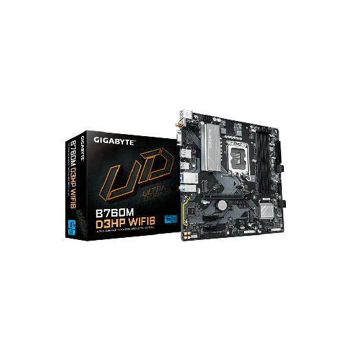 [B760M D3HP WIFI] PLACA MADRE GIGABYTE 1700 B760M D3HP WIFI6 DDR5 V/S/R/HDMI/DP/2M2/USB3.2/MATX
