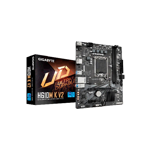 [H610M K V2] PLACA MADRE GIGABYTE 1700 H610M K V2 DDR5 S/R/HDMI/DP/M2/USB3.2/MATX
