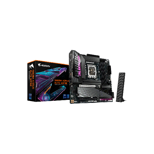 [B860M AORUS ELI] PLACA MADRE GIGABYTE 1851 B860M AORUS ELITE WIFI6E DDR5 GIGABYTE S/R/HDMI/DP/3M2/USB/MATX