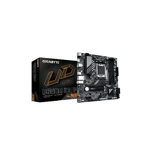 [B650M D3HP] PLACA MADRE GIGABYTE AM5 B650M D3HP DDR5 S/R/HDMI/2DP/2M2/USB3.2/MATX