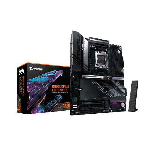 [B850 AORUS ELIT] PLACA MADRE GIGABYTE AM5 B850 AORUS ELITE WIFI7 DDR5 S/R/DP/3M2/USB3.2/ATX