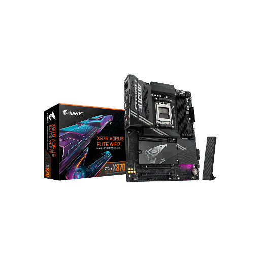 [X870 AORUS ELIT] PLACA MADRE GIGABYTE AM5 X870 AORUS ELITE WIFI7 ICE DDR5 S/R/HDMI/4M2/USB3.2/ATX