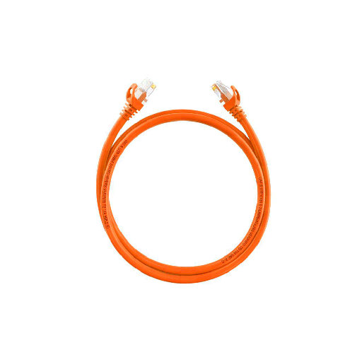 [DS-1NP6UEC0] PATCH CORD UTP RJ45 HIKVSION CAT6 3 MTS NARANJA 24AWG DS-1NP6UEC0