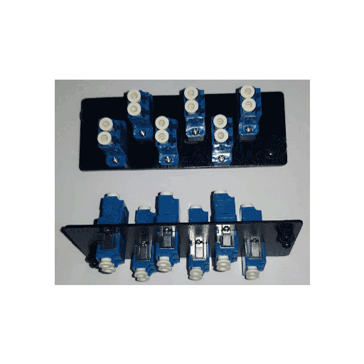 [8317] PANEL ADAPTADOR FIBRA O. DUPLEX  X6 LC-UPC SM 12P LP-F1716CBKS11 LANPRO