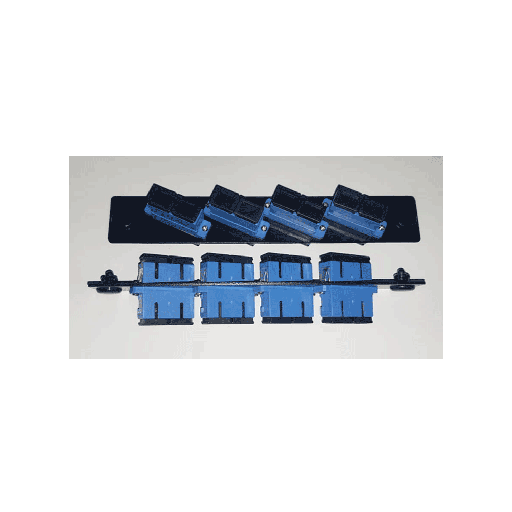 [8316] PANEL FRENTE 08 ADAP.DUPLEX SC SM P/BAND.48P LANPRO