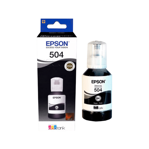 [T504120-AL] TINTA EPSON T504 120 NEGRO L41XX/L42XX/L61XX  T504120-AL 127ML