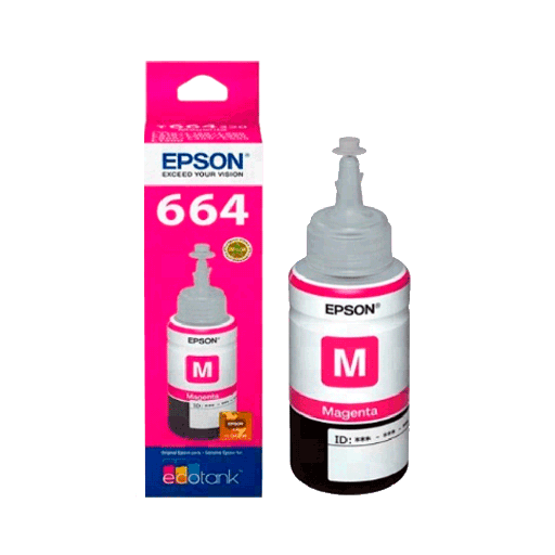 [T664320-AL] TINTA EPSON T664 320 MAGENTA L1XX/L2XX/L3XX/L5XX T664320-AL 70ML