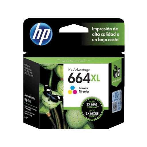 [F6V30AL] TINTA HP 664XL COLOR F6V30AL 8ML
