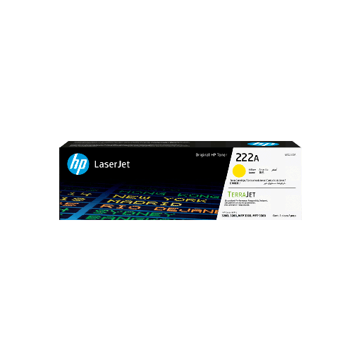 [W2222A] TONER HP 222A AMARILLO W2222A LJ PRO M203/MFP 3201/3204/3288/3303/3388