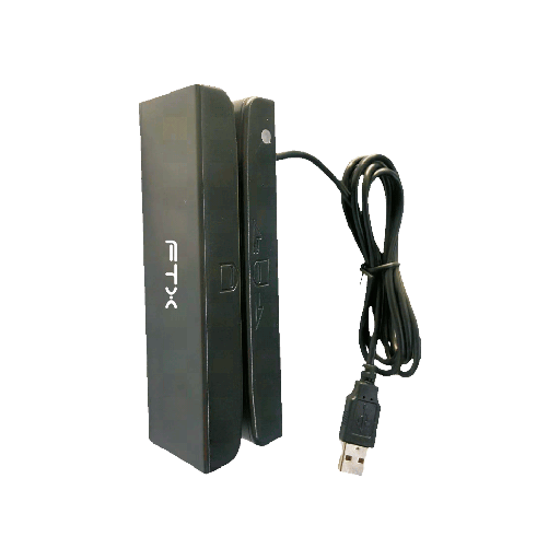 [MCR-100] LECTOR DE TARJETA FTX USB BANDA MAGNETICA BIDIRECCIONAL MCR-100 NEGRO