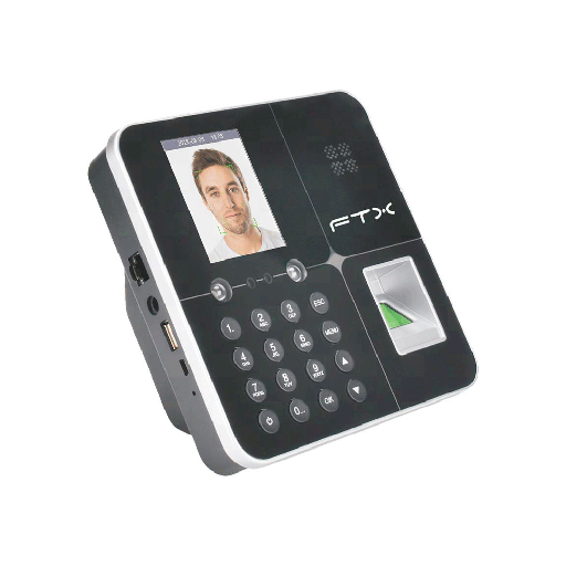 [FBM-01] MARCADOR BIOMETRICO FTX RJ45/DE HUELLA/FACIAL FBM-01 NEGRO