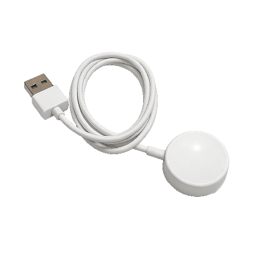 [121507] CABLE CARGADOR SMARTWATCH FTX WIRELESS BLANCO PARA A10P/ A9C/ AM15/ AM12/ AM32/ F25/ F39P