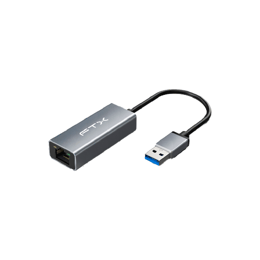 [FTX AML1000-AG] ADAPTADOR USB-A 3.0 - RJ-45 M/H FTX-AML1000-AG 1GBPS/GRIS