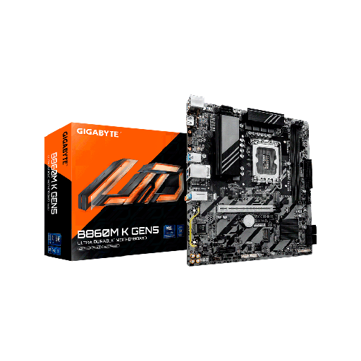 [B860M K GEN5] PLACA MADRE GIGABYTE 1851 B860M K GEN5 DDR5 S/R/HDMI/2M2/USB3.2/MATX