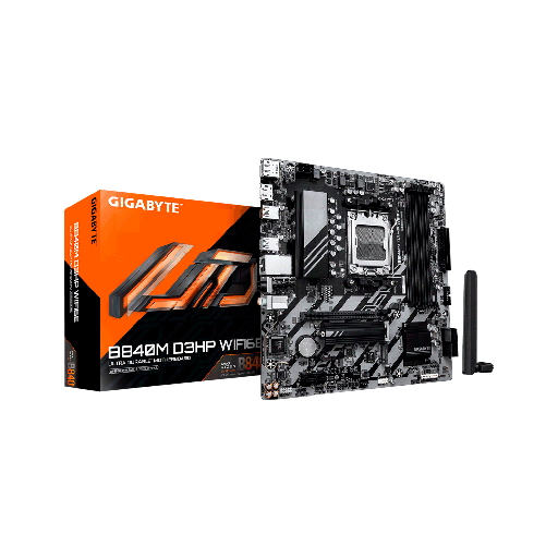 [137805] PLACA MADRE GIGABYTE AM5 B840M D3HP WIFI6E DDR5 S/R/HDMI/DP/2M2/USB/MATX