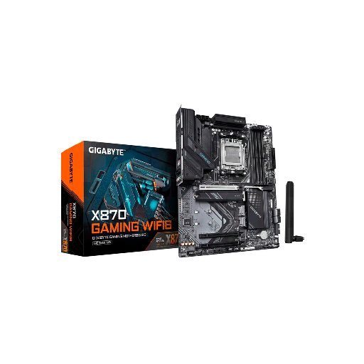 [X870 GAMING WIF] PLACA MADRE GIGABYTE AM5 X870 GAMING WIFI6 DDR5 S/R/HDMI/3M2/USB3.2/ATX