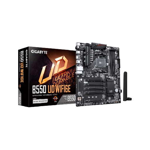 [B550 UD WIFI6E] PLACA MADRE GIGABYTE AM4 B550 UD WIFI6E S/R/HDMI/2M2/DDR4/USB3.2/ATX