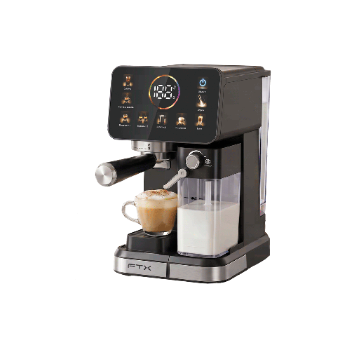 [FTX C2-20M] CAFETERA BARISTA FTX 1 TAZA 1350W 220V LECHE/ESPR/CAPP/NPS/DG C2-20M NEGRO