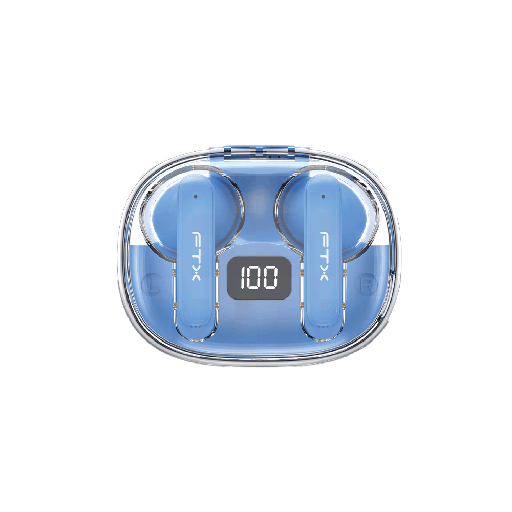 [FTX E80-BL] AURICULAR CON MICROFONO FTX E80-BL BT/MIC/ENC/TOUCH/IPX6 AZUL