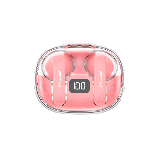 [FTX E80-PK] AURICULAR CON MICROFONO FTX E80-PK BT/MIC/ENC/TOUCH/IPX6 ROSA