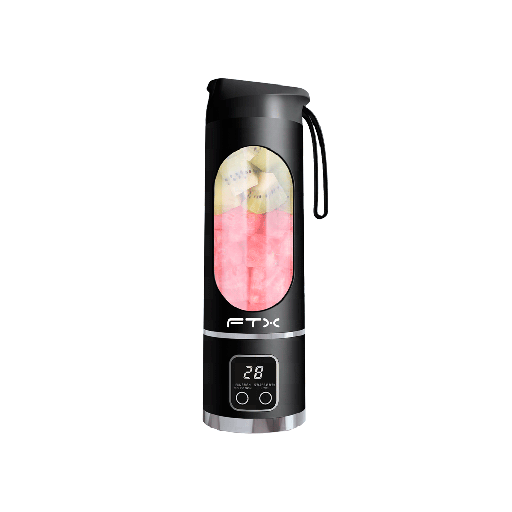 [FTX PB-BK] LICUADORA PORTATIL FTX 25W RECARGABLE 3 FUNCIONES NEGRO PB-BK