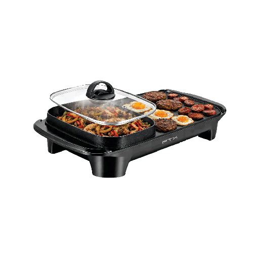 [FTX EG2-136] PARRILLA ELECTRICA + OLLA FTX 1360W 220V 2 EN 1 RECTANGULAR EG2-136
