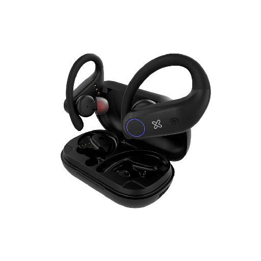 [KTE-500BK] AURICULAR CON MICROFONO KLIP KTE-500BK XTREMEBUDS BT/MIC/TWS/TOUCH/IPX7/NEGRO
