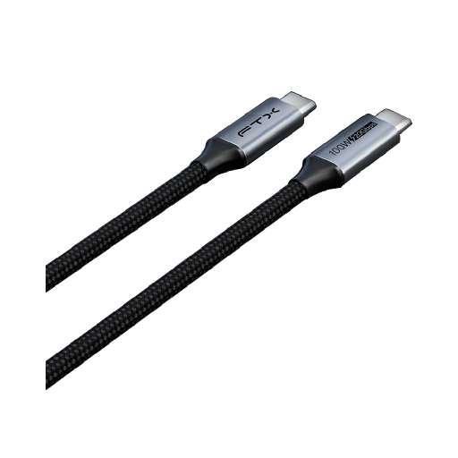 [FTX C160-PU31-C] CABLE USB-C 3.2 M/M 1M FTX-C160-PU31-CMCM2-AG1 20GBPS/100W/20V/5A/4K/60HZ/1080P/120HZ