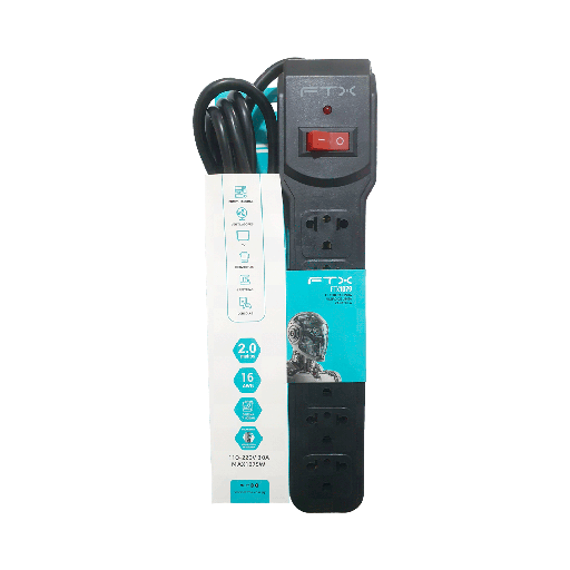 [FTX 1079] FILTRO DE LINEA FTX1079 DE 6 TOMAS NEMA EUR 110/220V