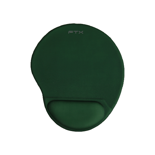 [FTXMPG01-GR] MOUSE PAD FTXMPG01-GR 31X27CM CON APOYO DE MUÑECA EN GEL VERDE