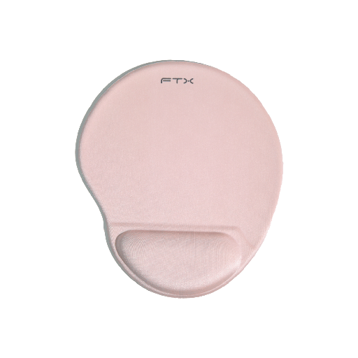 [FTXMPG01-PK ROS] MOUSE PAD FTXMPG01-PK 31X27CM CON APOYO DE MUÑECA EN GEL ROSA