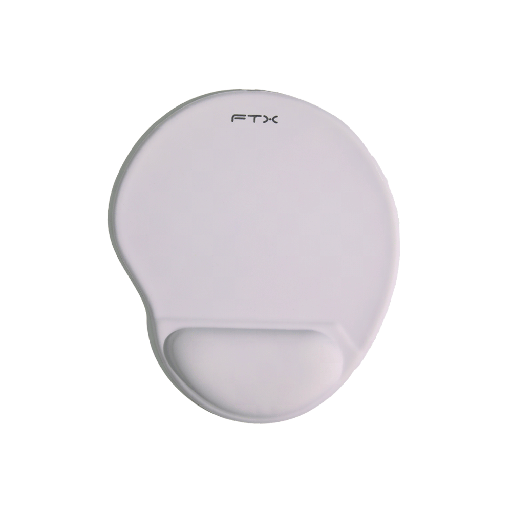 [FTXMPG01-WH] MOUSE PAD FTXMPG01-WH 31X27CM CON APOYO DE MUÑECA EN GEL BLANCO