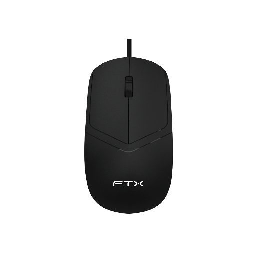 [FTX M47] MOUSE FTX USB FTXM47 1200DPI/3 BOTONES/1.1M/NEGRO