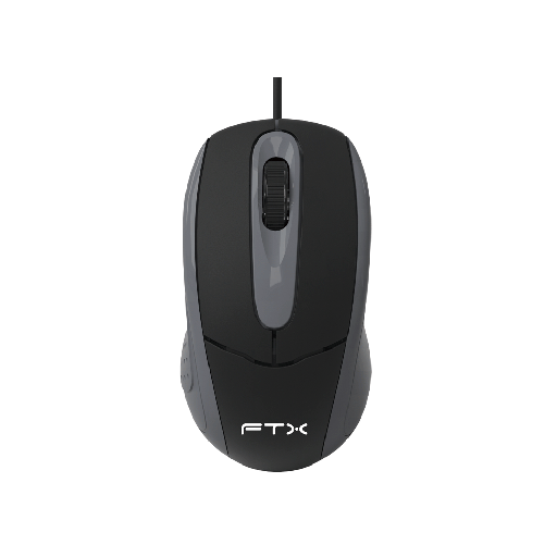 [FTX M56] MOUSE FTX USB FTXM56 1000DPI/3 BOTONES/1.3M/NEGRO Y GRIS