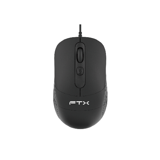 [FTX M73] MOUSE FTX USB FTXM73 2400DPI/4 BOTONES/1.2M/NEGRO