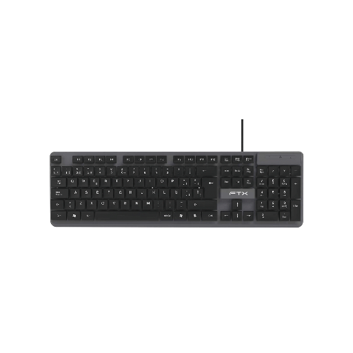 [FTX K87] TECLADO FTX USB FTX K87 NUMERICO/ESPAÑOL/GRIS CON NEGRO